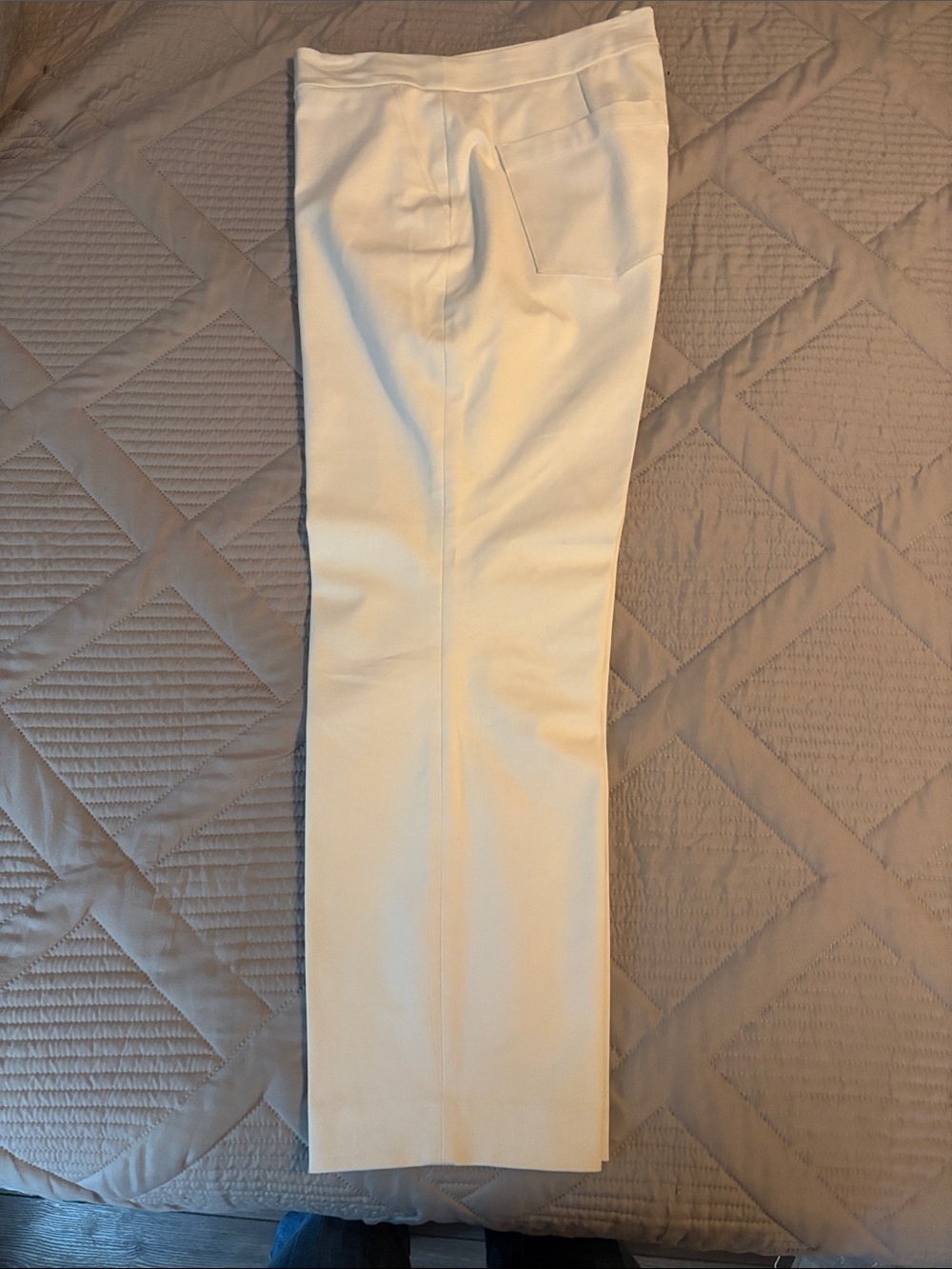 SPANX Women's Winter White Straight-Leg Trousers